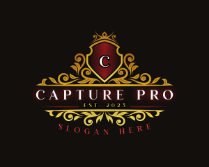 Luxury Crown Shield logo design