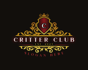 Luxury Crown Shield logo design