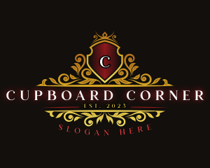 Luxury Crown Shield logo design