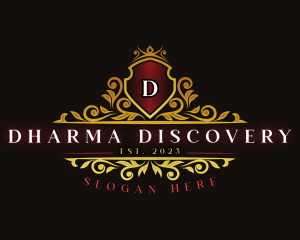 Luxury Crown Shield logo design