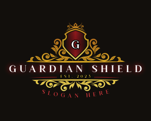 Luxury Crown Shield logo design