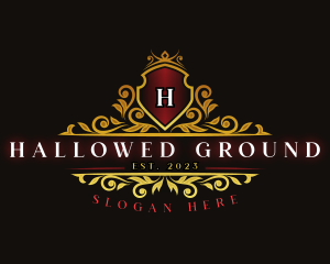 Luxury Crown Shield logo design