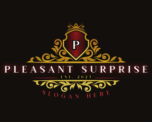 Luxury Crown Shield logo design