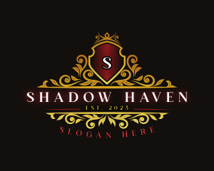 Luxury Crown Shield logo design