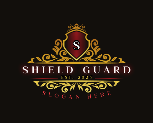 Luxury Crown Shield logo design