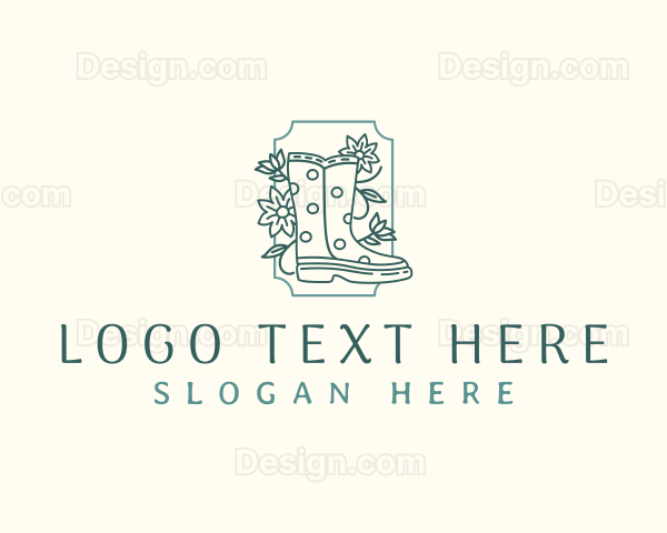 Floral Garden Boots Logo