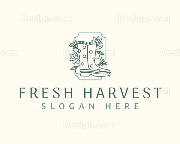 Floral Garden Boots Logo