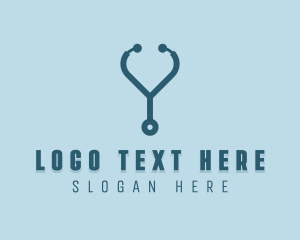 Medical Doctor Stethoscope Logo