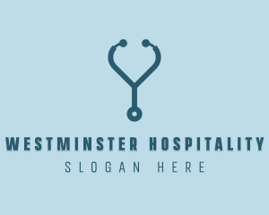 Medical Doctor Stethoscope logo design