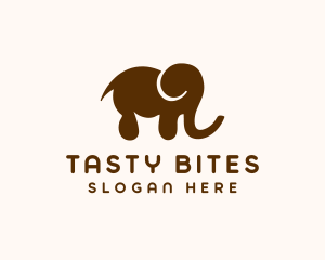Elephant Animal Nursery Logo