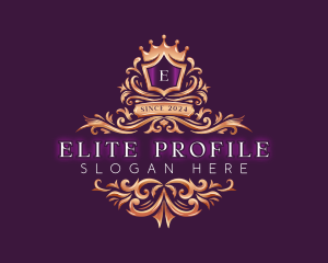 Luxury Royalty Crown logo design