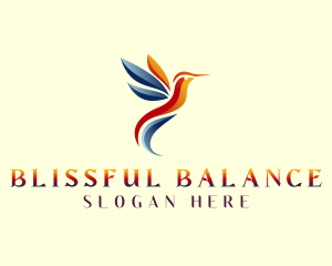 Wellness Skincare Hummingbird logo