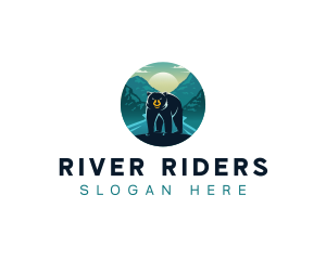 Bear Mountain River logo design