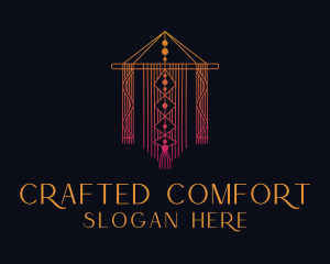 Macrame Wall Decoration  logo design