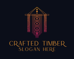 Macrame Wall Decoration  logo design