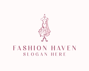 Fashion Gown Stylist logo design
