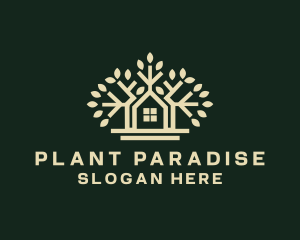 Residential Tree Landscape logo design