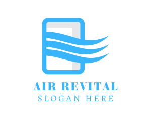 Ventilation Cooling Breeze logo design