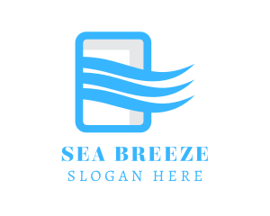 Ventilation Cooling Breeze logo design