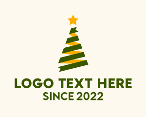 Ribbon Christmas Tree Decor  logo