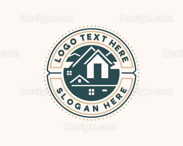 Roofing Property Roof Logo