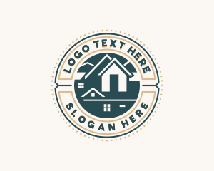 Roof - Roofing Property Roof logo design