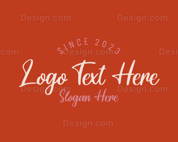 Cursive Generic Business Logo