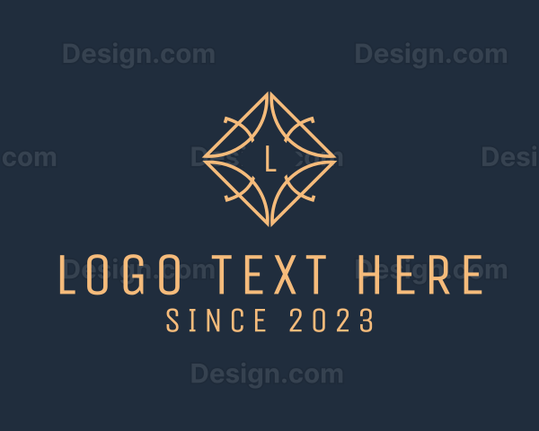 Geometric Hotel Real Estate Logo