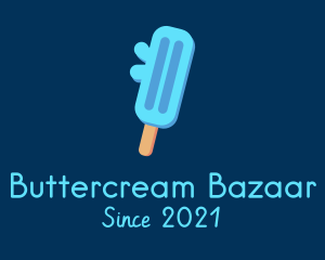 Blue Ice Cream Popsicle logo