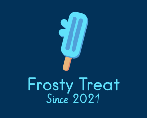 Blue Ice Cream Popsicle logo