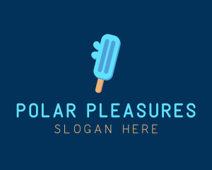 Blue Ice Cream Popsicle logo