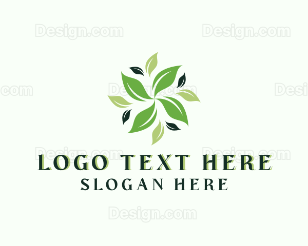 Organic Natural Leaf Logo