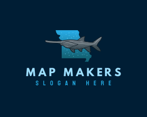 Missouri Ocean Paddlefish logo design