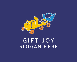 Train Toy Gift logo design