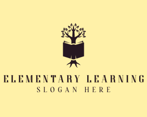 Book Tree Learning logo design