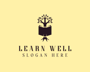 Book Tree Learning logo design