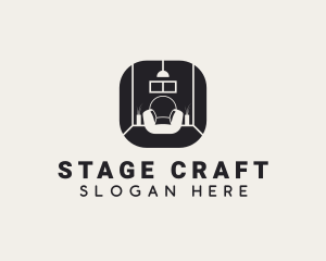 Couch Furniture Home Staging logo design