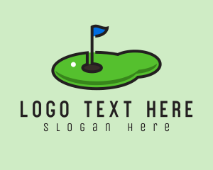 Mini Golf Course logo design
