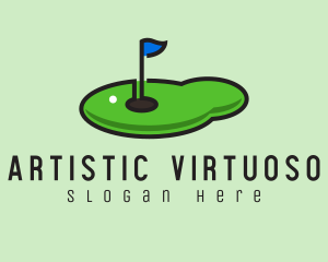 Mini Golf Course logo design