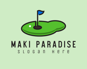 Mini Golf Course logo design