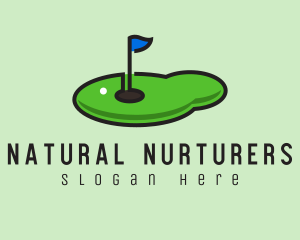 Mini Golf Course logo design