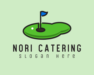 Mini Golf Course logo design