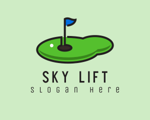 Mini Golf Course logo design