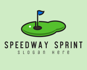 Mini Golf Course logo design