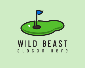 Mini Golf Course logo design