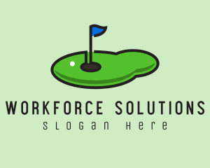 Mini Golf Course logo design