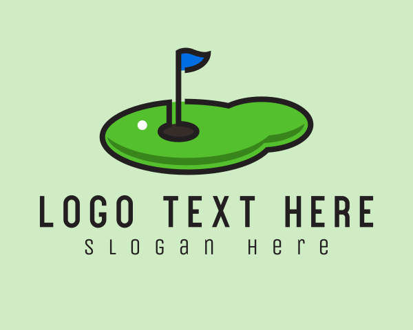 Golf Ball logo example 4