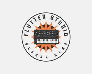 Music Studio Synthesizer logo design