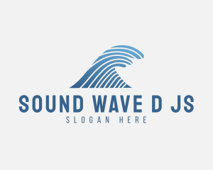 Modern Wave Line  logo design