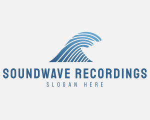 Modern Wave Line  logo design